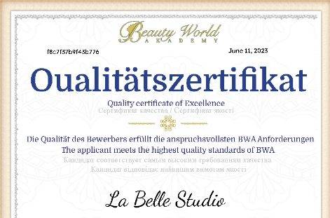 Quality-Zertifikat