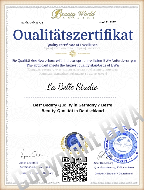 Best Beauty Quality in Germany / Beste Beauty-Qualität in Deutschland